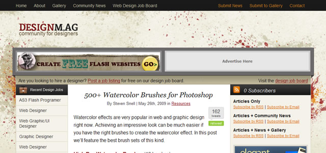 Photoshop Brush Directories and Collections