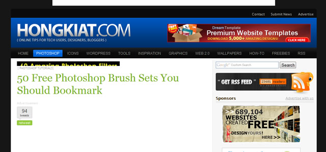 Photoshop Brush Directories and Collections