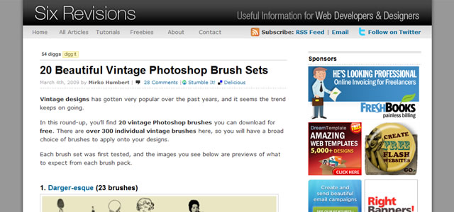 Photoshop Brush Directories and Collections