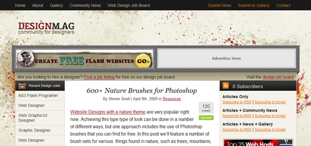 Photoshop Brush Directories and Collections
