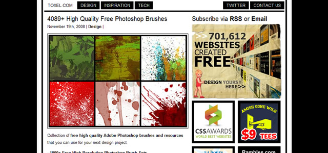 Photoshop Brush Directories and Collections