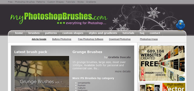 Photoshop Brush Directories and Collections