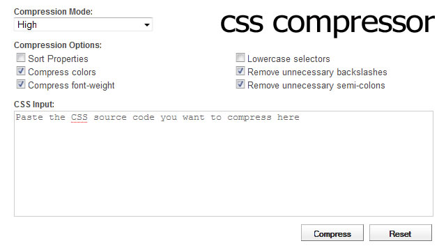CSS Formatting and Optimizers
