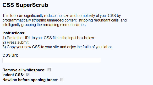 CSS Formatting and Optimizers