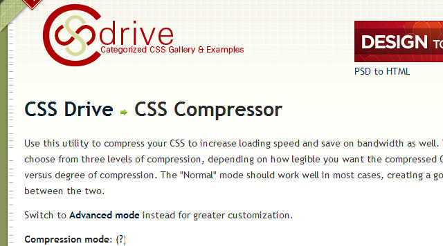 CSS Formatting and Optimizers