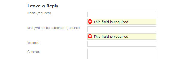 jQuery Form Validation Tutorials