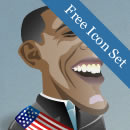 Political Characters, a Free Icon Set for our readers