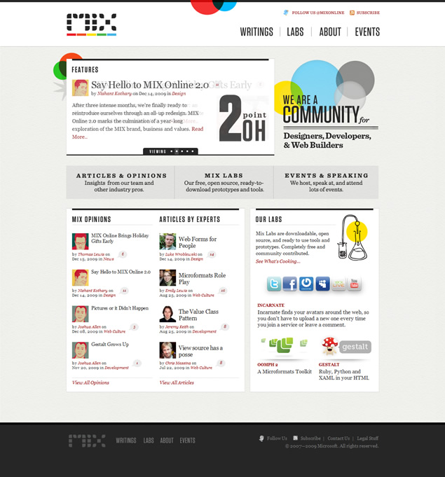 Web Design Inspiration