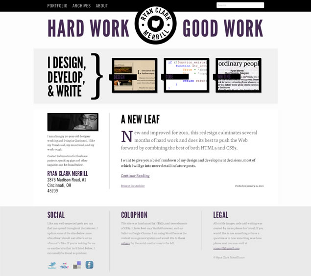 Web Design Inspiration