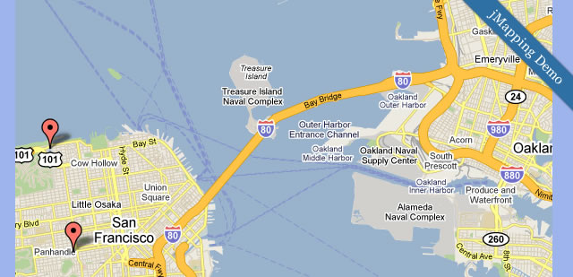 jQuery Google Map Plugin