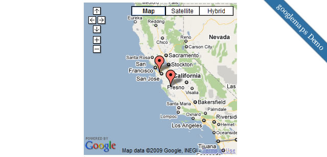 jQuery Google Map Plugin