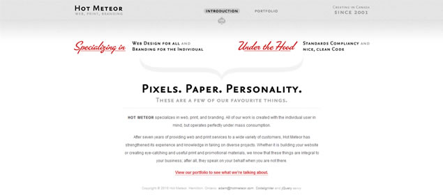 Vintage and Retro Web Design