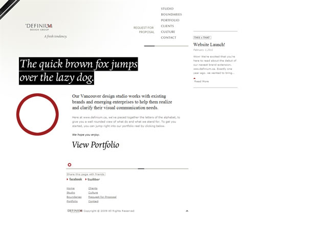 Web Design Inspiration