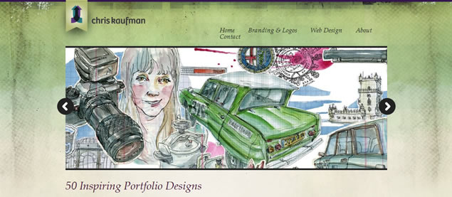 Chris Kaufman - Awesome Blog Designs
