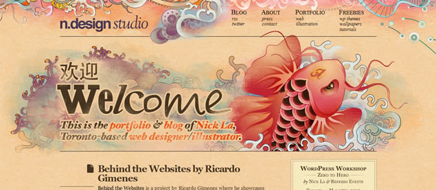 Nick La - Awesome Blog Designs