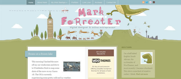 Mark Forrester - Awesome Blog Designs