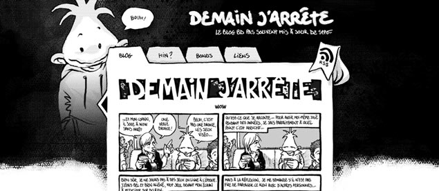 Demain J'arrête - Awesome Blog Designs