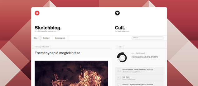 Krisztian Puska - Awesome Blog Designs