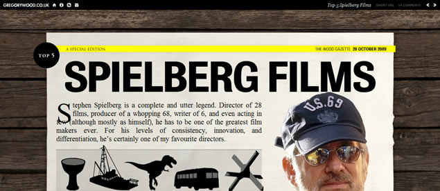 Gregory Wood - Awesome Blog Designs