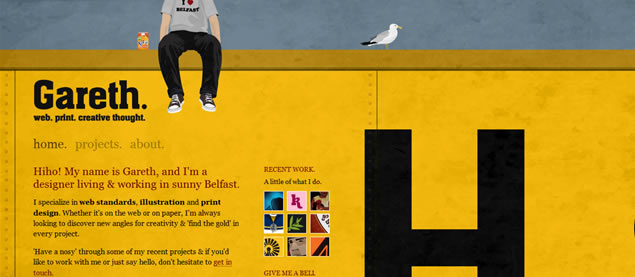 Gareth Dickey - Awesome Blog Designs