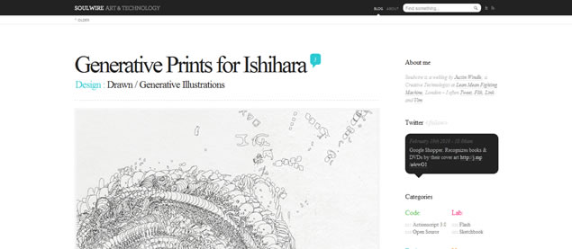 Justin Windle - Awesome Blog Designs