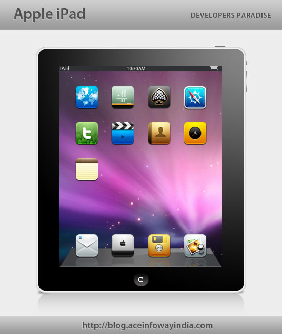 ree Apple iPad PSD File Download