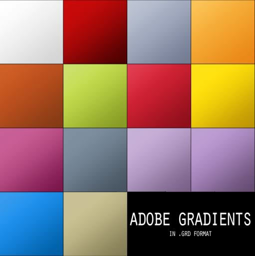 50+ sets of Latest Photoshop color gradients