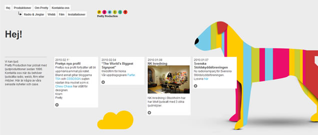 Pretty Production - Awesome Blog Designs