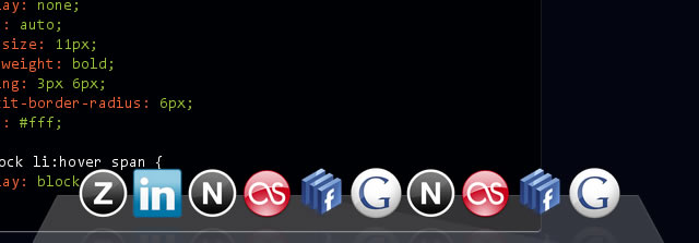 Recreating the OS X Dock with CSS