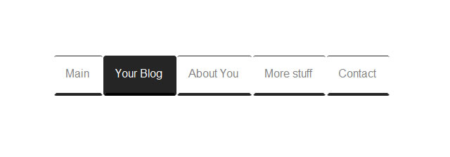 Build a Chunky CSS3 Menu