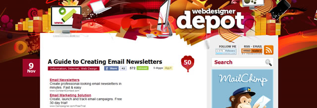 A Guide to Creating Email Newsletters - Webdesigner Depot