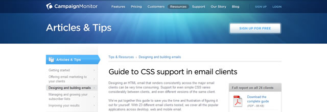 A Guide to CSS Support in Email
