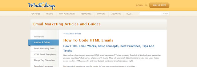 How To Code HTML Emails - MailChimp