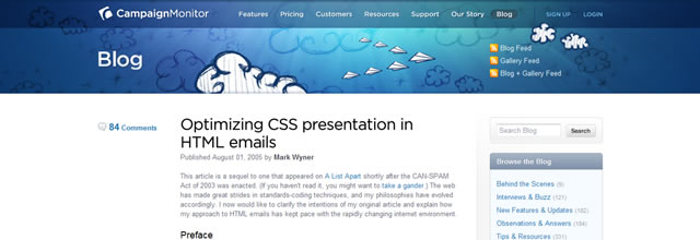 Optimizing CSS presentation in HTML emails - Campaign Monitor