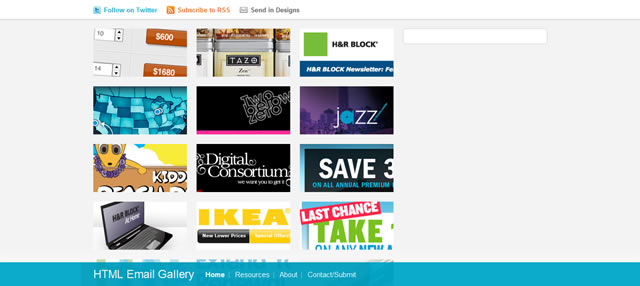 HTML Email Gallery