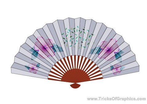 Drawing a Chinese Fan