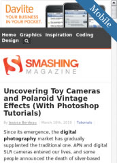 Mobile Smashing Magazine