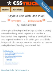 Mobile CSS-Tricks