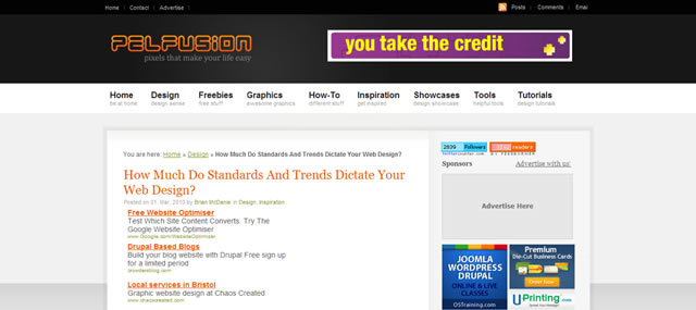How Much Do Standards And Trends Dictate Your Web Design?