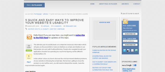 5 Quick and Easy Ways to Improve Your Website's Usability