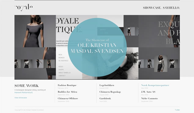 Royale - Showcase of Ole Kristian Masdal Svendsen