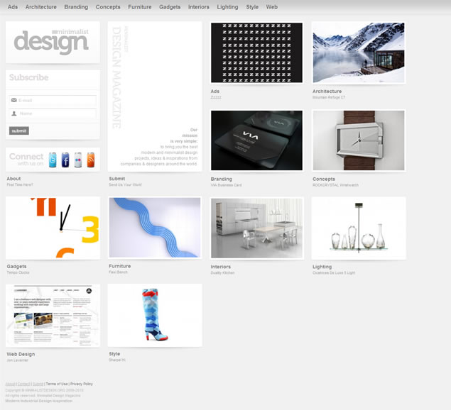 Minimalist Design Magazine