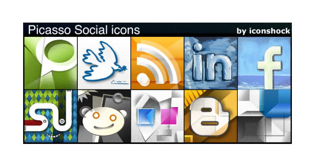 Picasso: A Free Social Media Icon Set