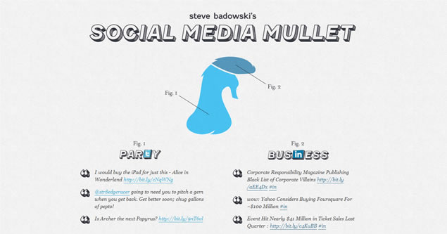 Social Media Mullet