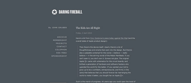 Daring Fireball: The Kids Are All Right