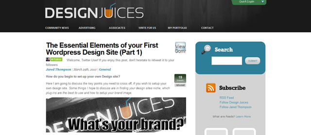 The Essential Elements of your First WordPress Design Site