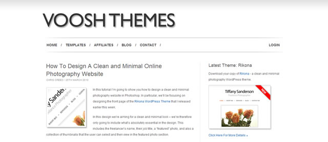 How To Design A Clean and Minimal Online Photography Website