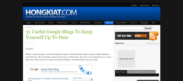 31 Useful Google Blogs To Keep Yourself Up To Date