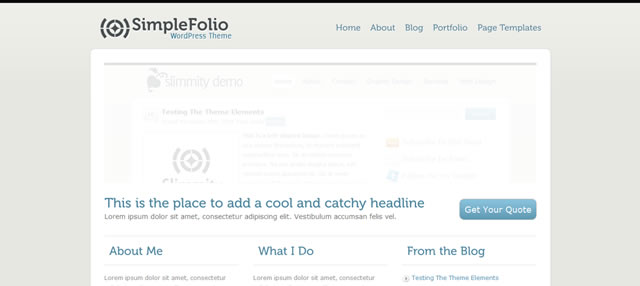 SimpleFolio