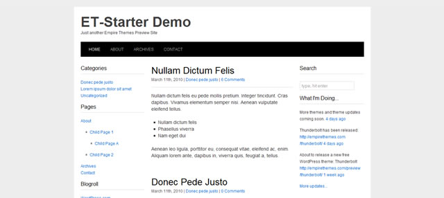 Starter Theme for WordPress